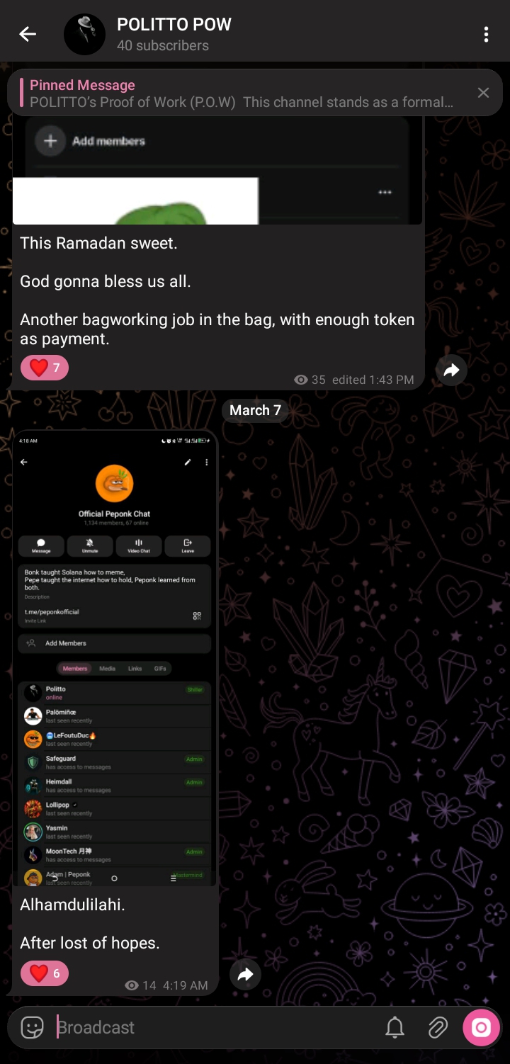 POLITTO PROOF OF WORK (P.O.W)